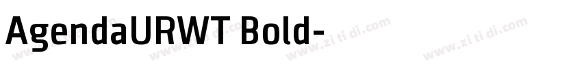 AgendaURWT Bold字体转换